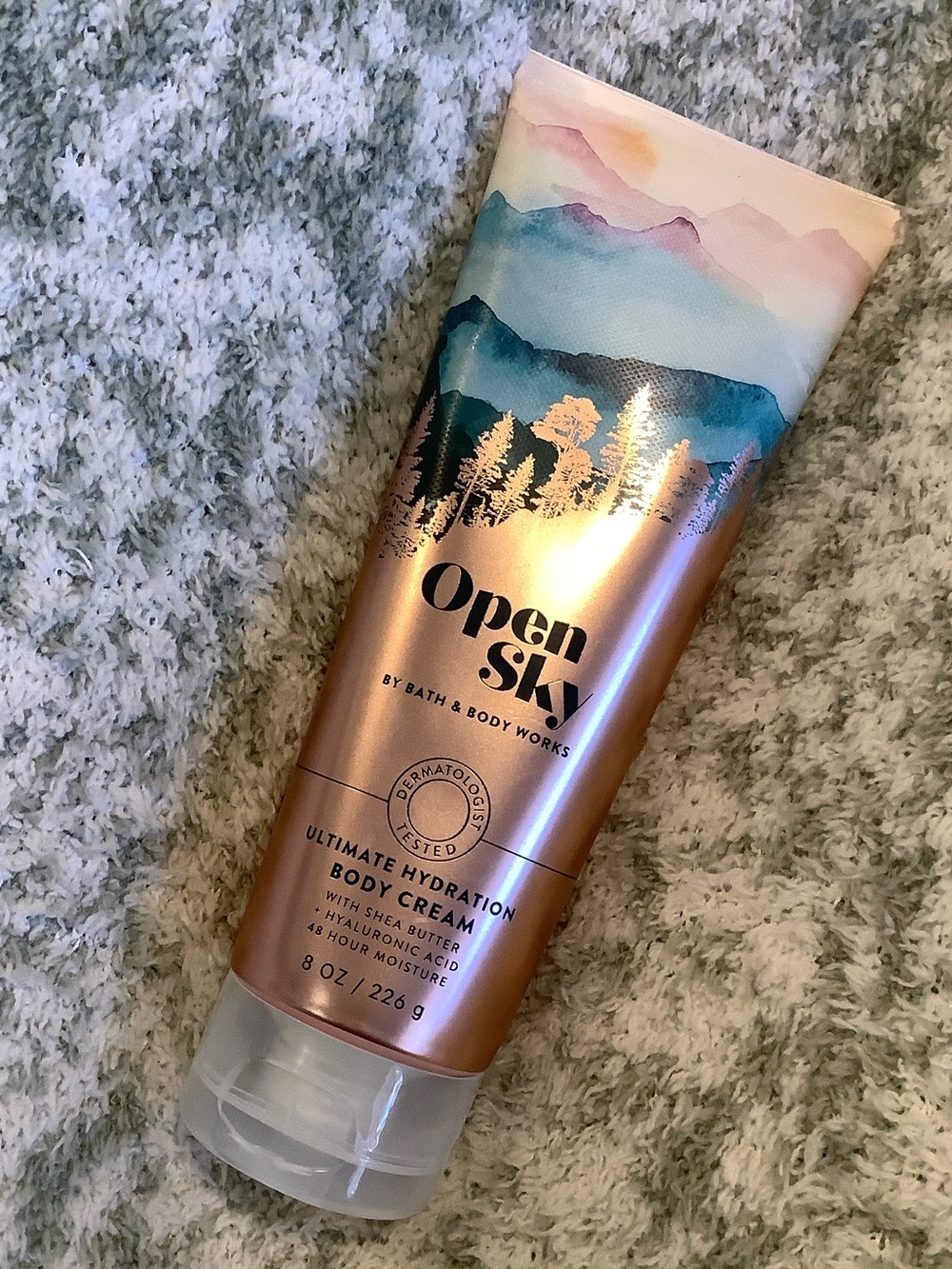 Bath & Body Works Open Sky Scented Ultimate Hydration Body Cream NWT 8oz.